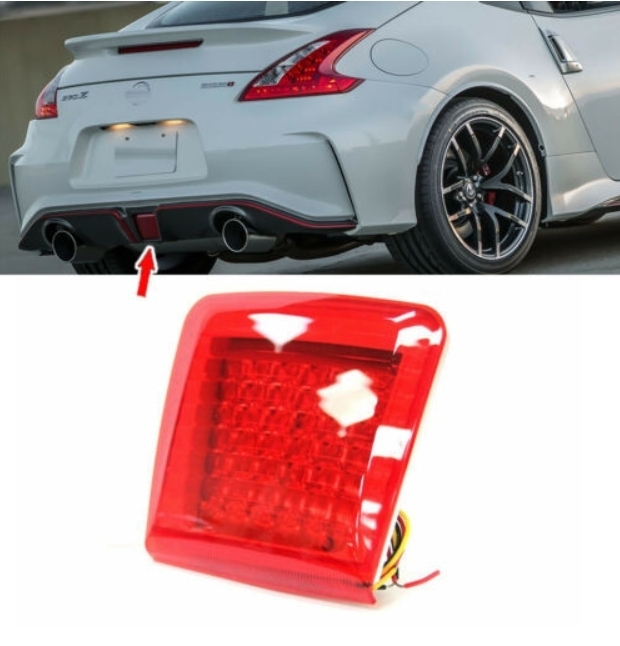 *在庫有即発送* 日産フェアレディZ Z34 370Z クーペ カブリオレ LEDバックフォグランプ リアフォグ ブレーキ 2009-2018拍卖