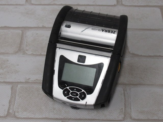 Ω 新E 0156♪ 保証有 ZEBRA【 QLn320 】ゼブラ QLn シリーズ モバイルプリンタ Bluetooth バッテリー付 印字OK拍卖