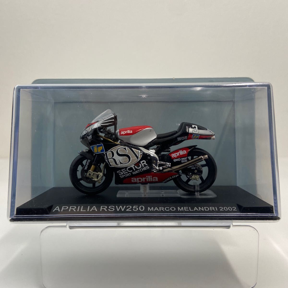 チャンピオンバイクコレクション 1/24 Aprilia RSW250 Marco Melandri 2002 #3 アプリリア デアゴスティーニ ミニカー MOTOGP拍卖
