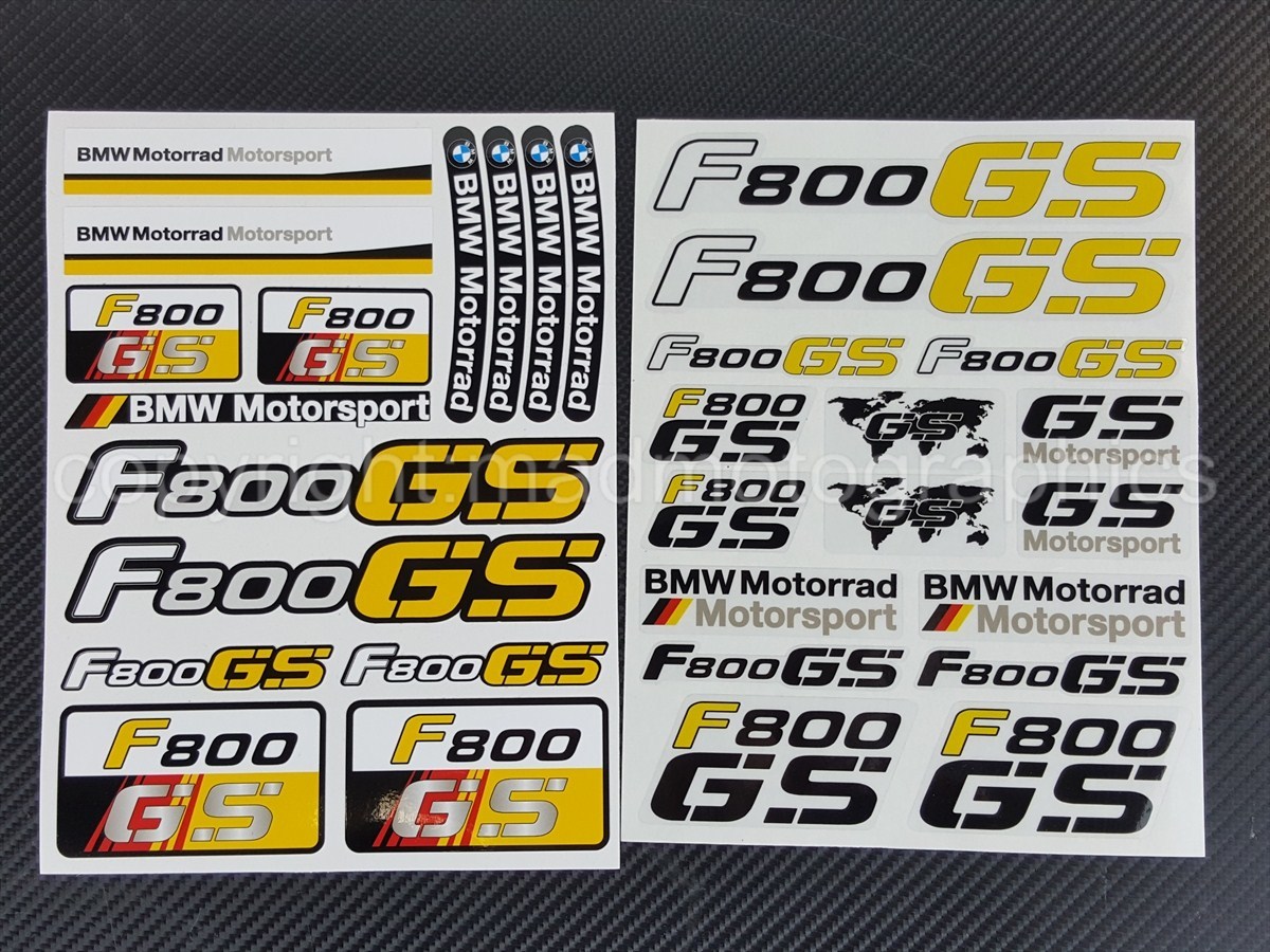 BMW F800GS motorcycle ステッカー シール バイク デカール セット シート拍卖