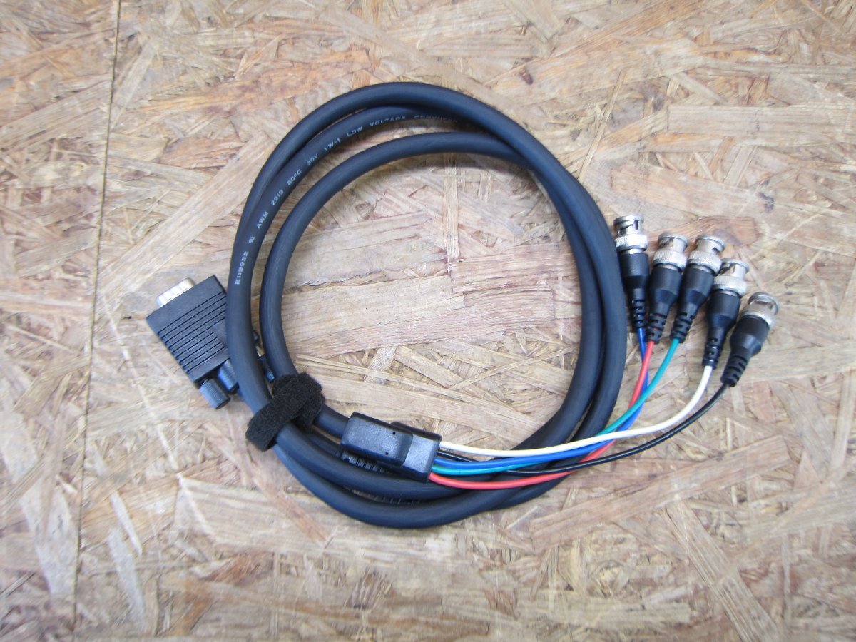 ◎COPARTNER・AWM 2919・VW-1 D-Sub15- BNC ・VGAケーブル カナレ 約1.7m 中古◎C252拍卖