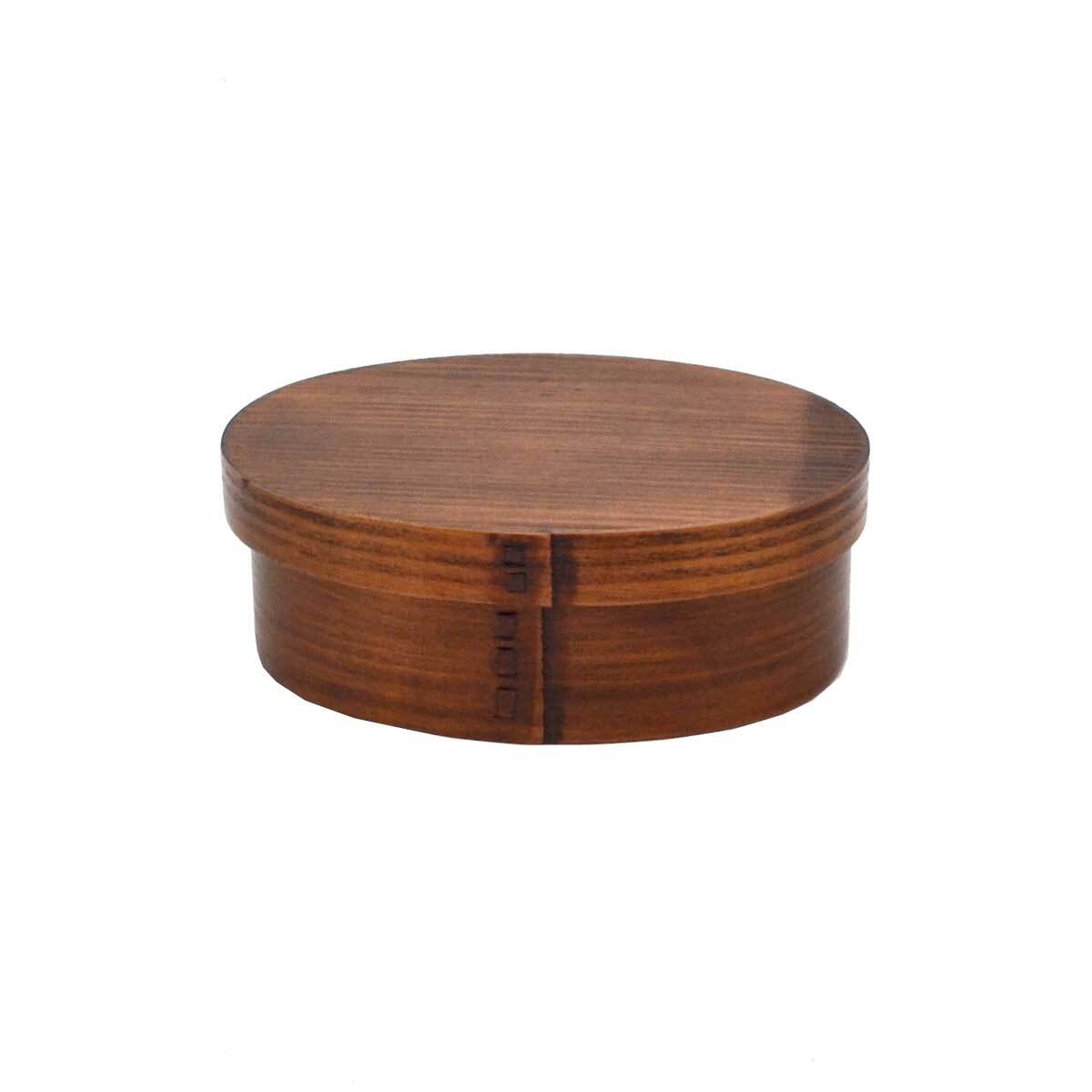 杉 曲げわっぱ 弁当箱 塗 L 小判型 楕円 ランチボックス拍卖