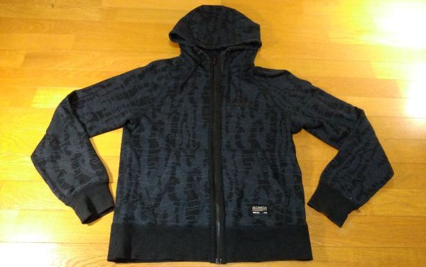 NIKE FC ナイキ ZIP UP パーカー SIZE:S 黒 グレー 送料1000円~拍卖
