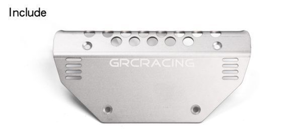 GRC製 G145F 1/10ラジコン用 TRX4/6 G500/G63 ステンレス トランスミッション保護 スキッドプレート拍卖