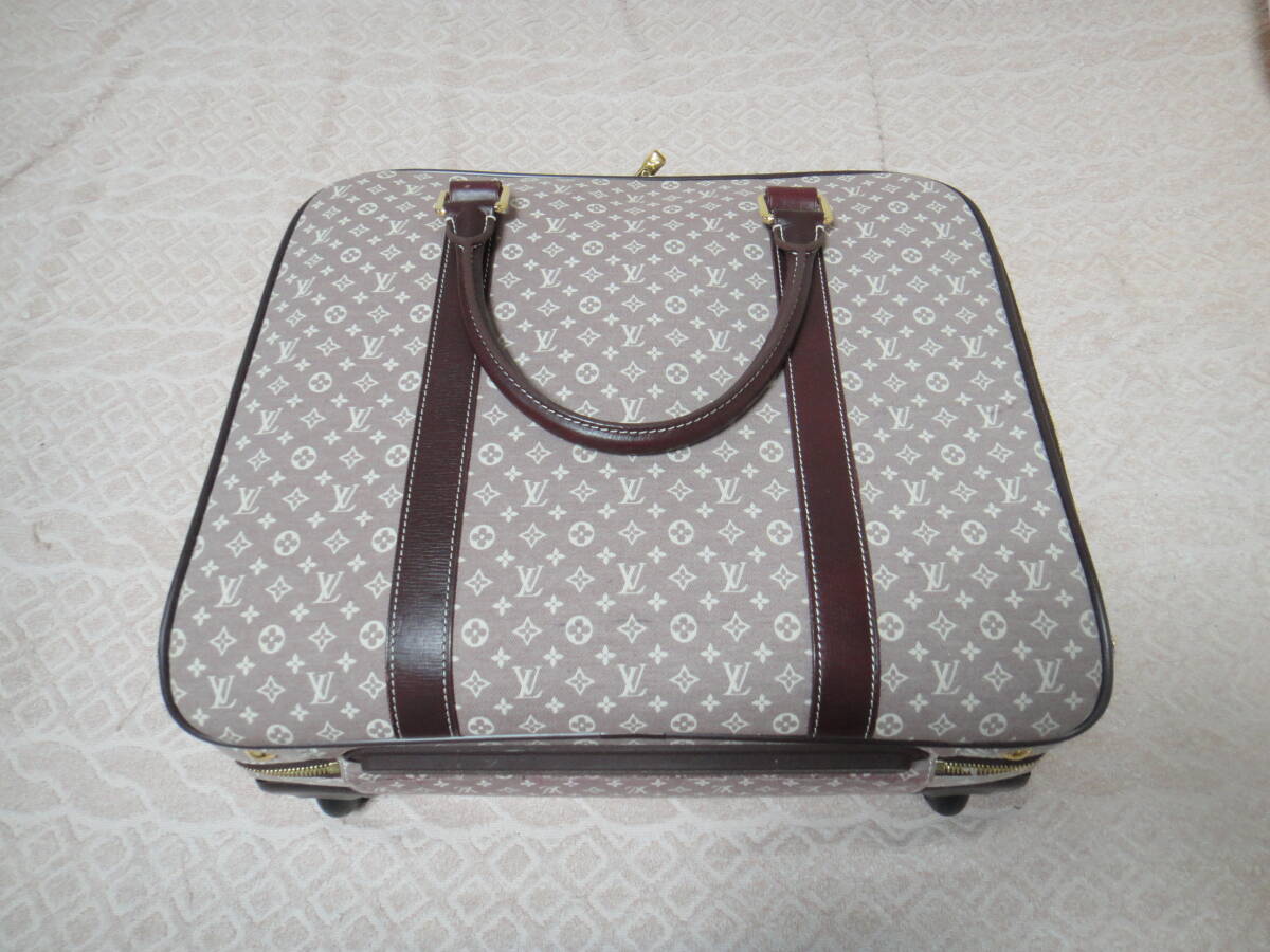 極美品 イディール エポペ M23208 シリアルNO.BA4160 キャリーケース バッグ セピア ルイヴィトンモノグラム パイロットケース拍卖