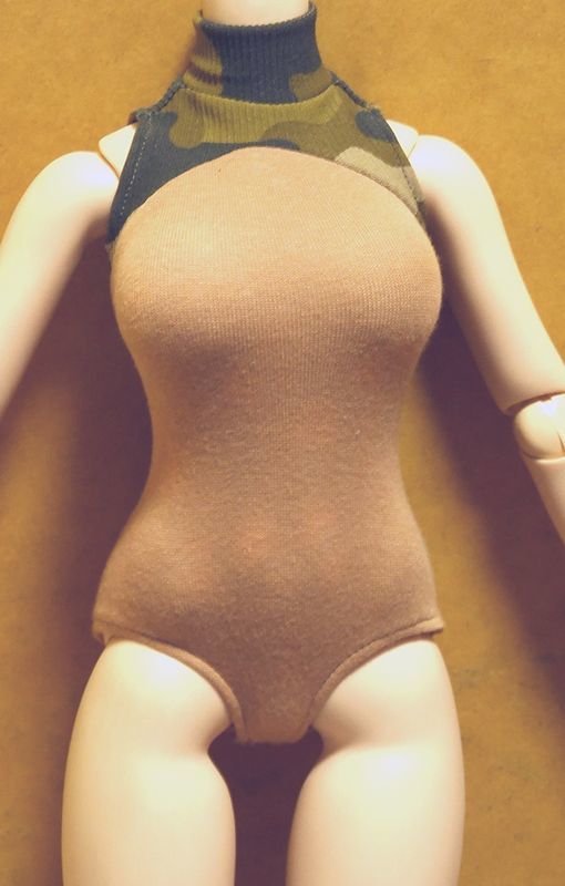 DD M/L胸 DY スマートドール用 一部迷彩(袖なし)ボディースーツ(送料込)拍卖