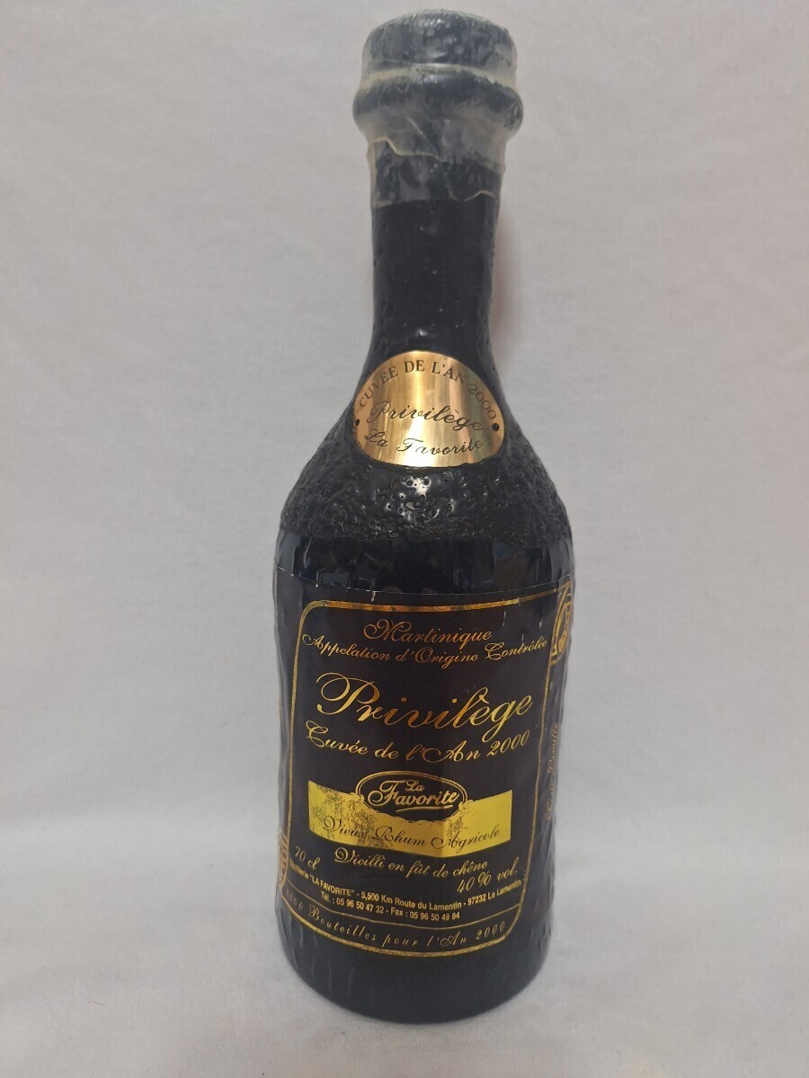 2000本限定品 超希少 LA FAVORITE ラ・ファボリット(ラ・ファヴォリット)Privilege cuvee de lan 2000 ボトルナンバー入り 40% 700ml 拍卖