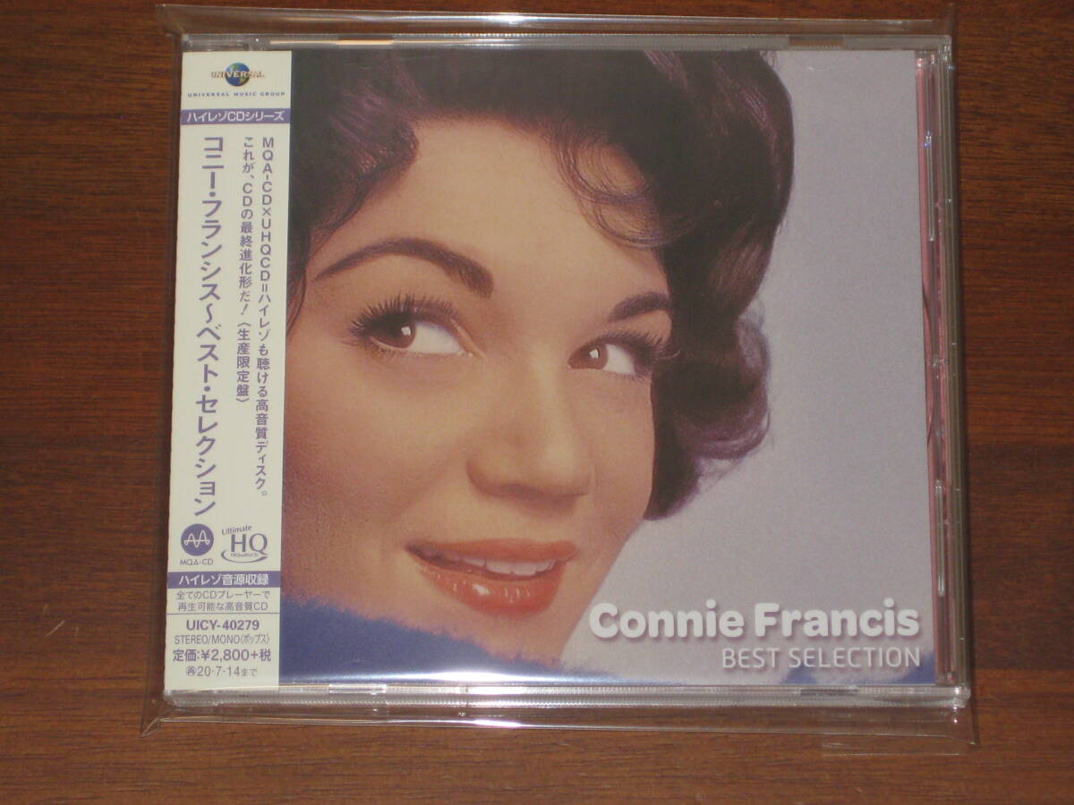 ☆画像追加☆ CONNIE FRANCIS コニー・フランシス/ ベスト・セレクション 2020年発売 MQA-CD 国内帯有拍卖