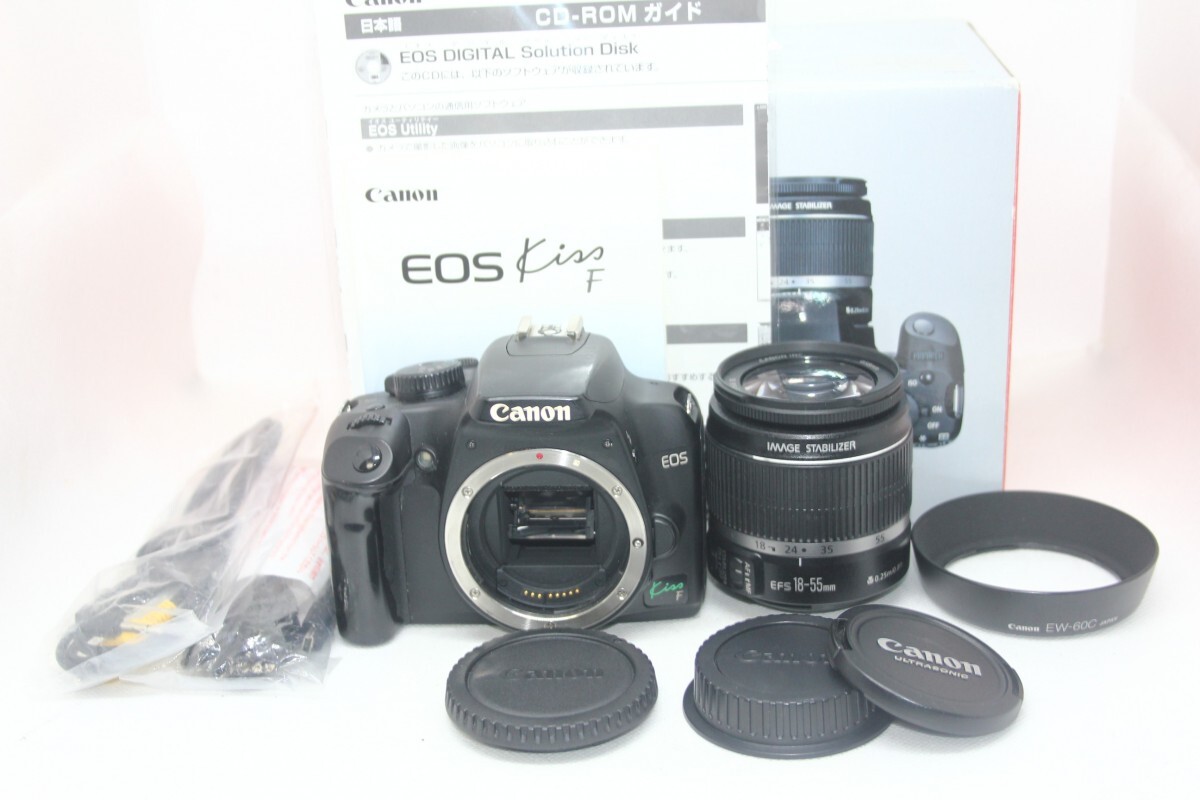 Canon デジタル一眼レフカメラ EOS Kiss F レンズキット KISSF-LKIT #0093-956拍卖