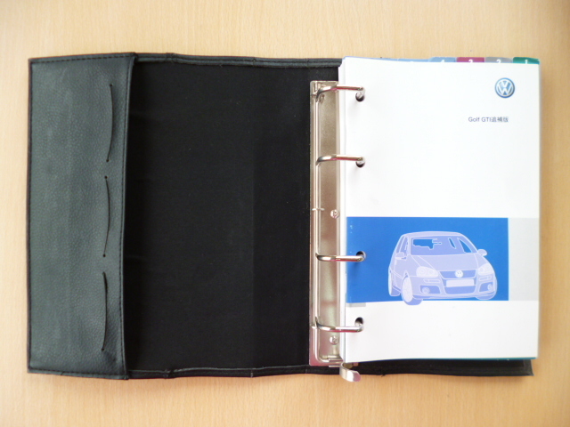 ★4423★VW フォルクスワーゲン ゴルフ5 golf Ⅴ golf5 1K型 GTI追補版付 取扱説明書 2007年★拍卖