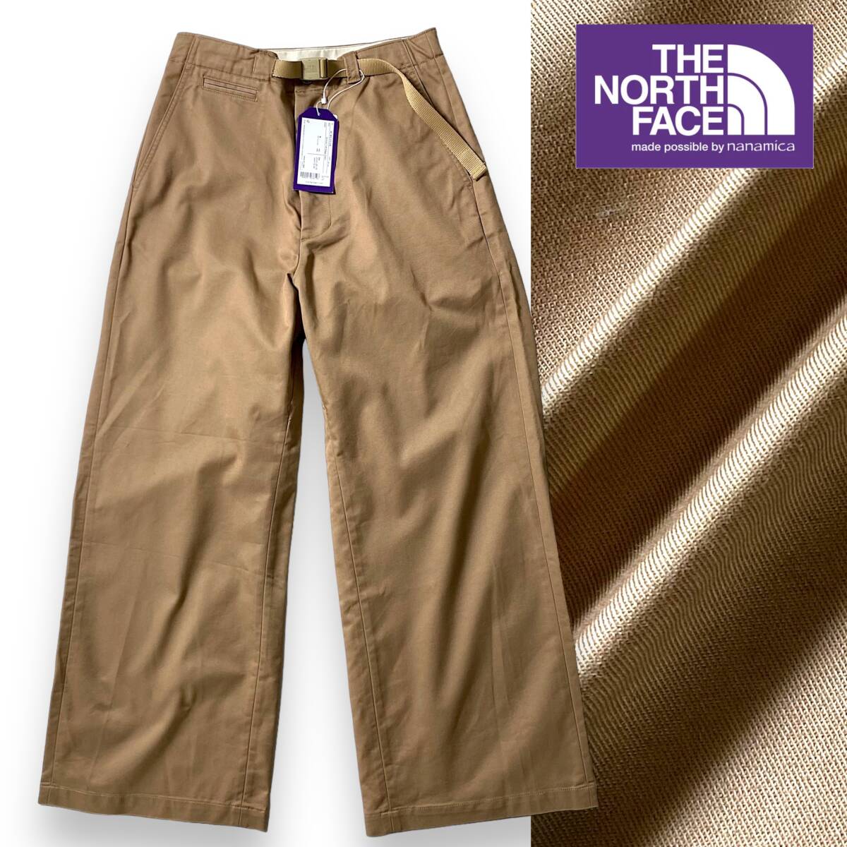 【S】新品 ノースフェイス パープルレーベル COOLMAX ストレッチツイル バギーパンツ THE NORTH FACE NTW5053N レディース チノパン◆R388拍卖