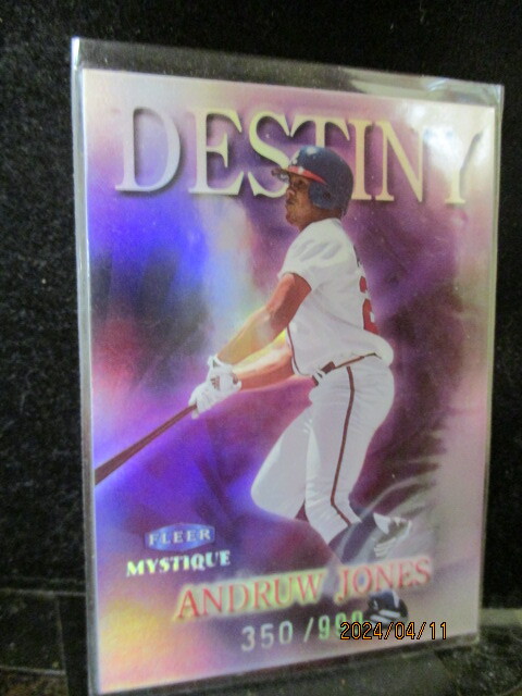 ◎野球カード  アンドリュー・ジョーンズ   1999 Fleer Mystique DESTINY 6 350/999 即決!!拍卖
