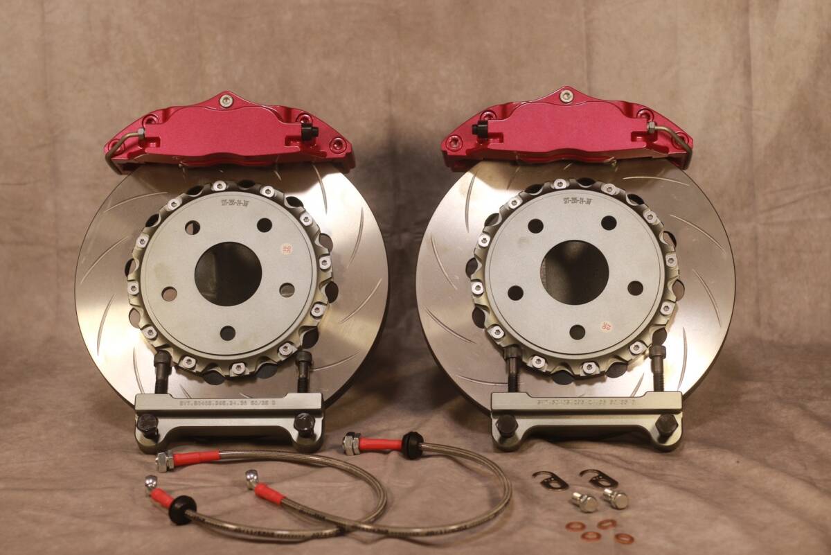 【新品】suzuki zc33s スイフトスポーツ 2Pローター ブレーキキット 対向4pot キャリパー BRSS TP 【流用 zc31s zc32s 】拍卖