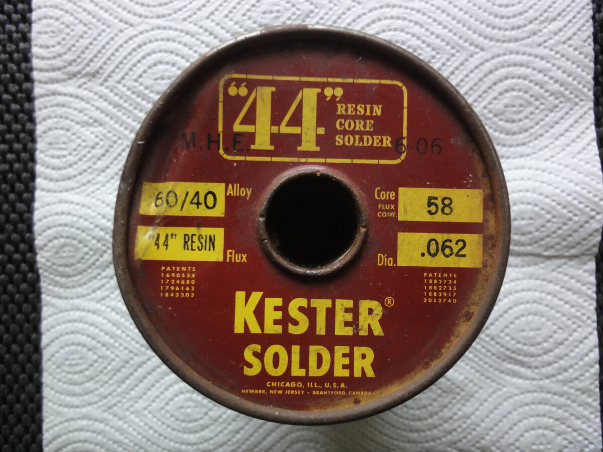 ビンテージハンダ !! KESTER 44/ケスター 44!! 50年代!! 5ポンド1巻売り!!拍卖