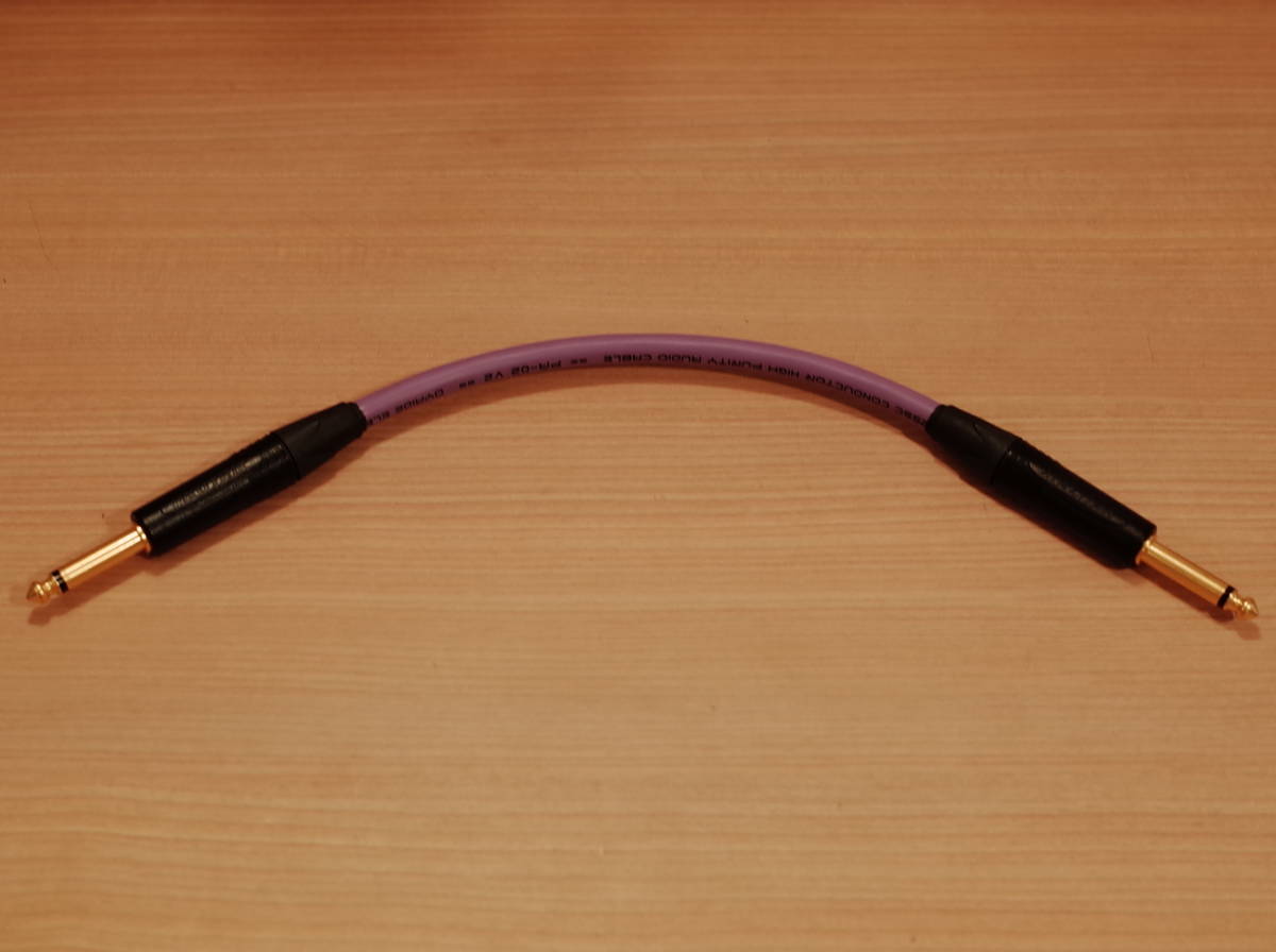 即決 Oyaide PA-02 V2 フォンオス-フォンオス(TS 2極) 30cm NEUTRIK ゴールドメッキコネクター NP2X-B オヤイデ 金メッキ (L.R識別処理可)拍卖