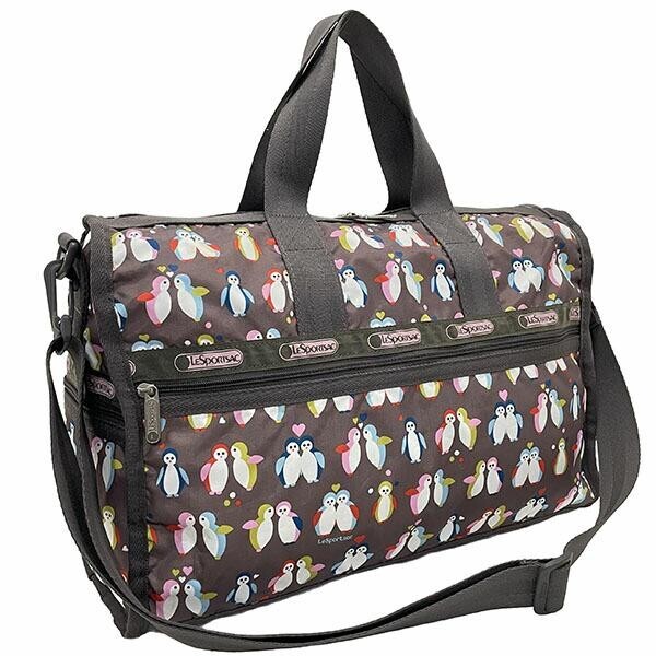 11548 レスポートサック ボストンバッグ ミディアム ウィークエンダー ペンギン ナイロン マルチカラー ブラウン 茶色拍卖