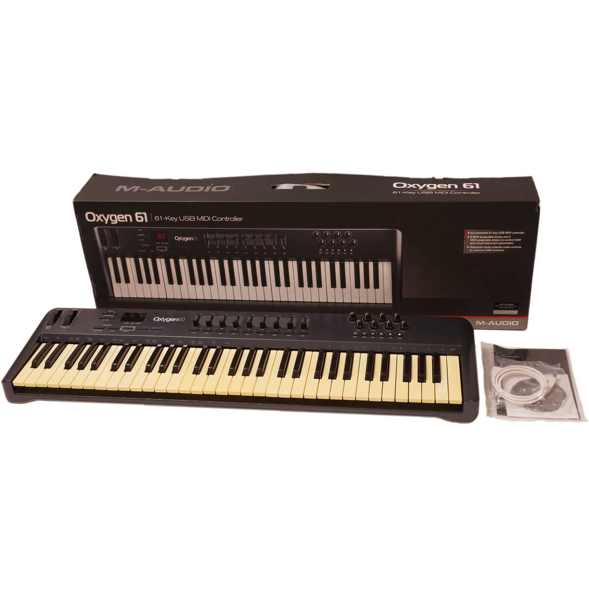 M-AUDIO Oxygen 61 USB MIDI Controller Keyboard 3rd Gen エムオーディオ オキシゲン 61鍵 キーボード コントローラー拍卖