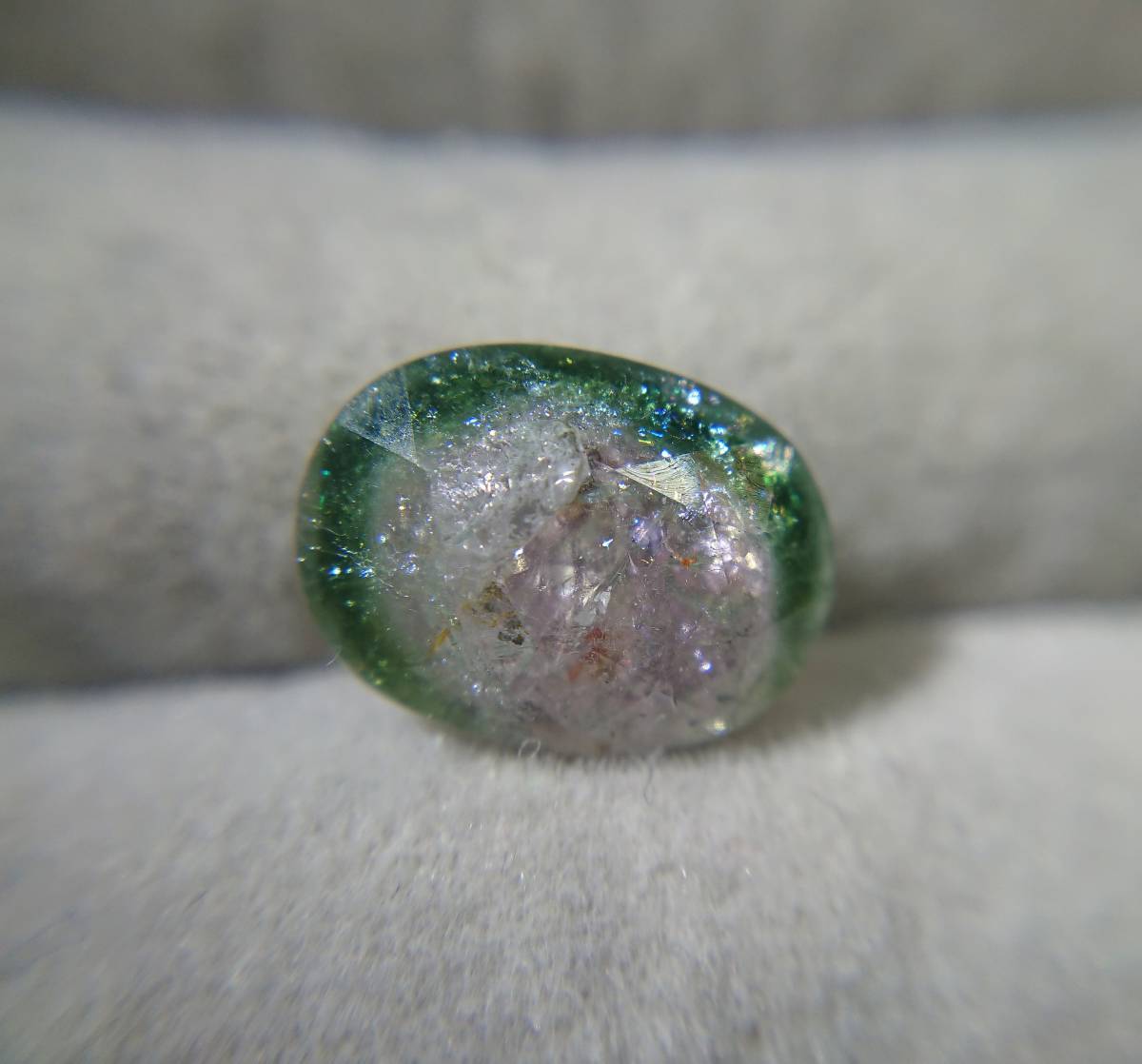 虹入り トルマリン バイカラートルマリン トリカラートルマリン 4.4ct 【1851拍卖