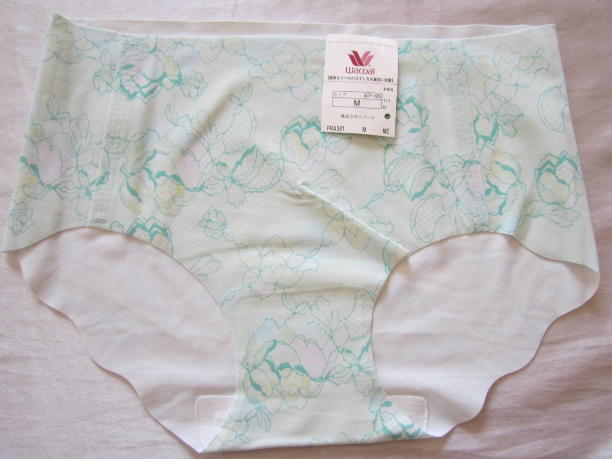 【ワコール】ヌーディヘムショーツ M グリーン 拍卖
