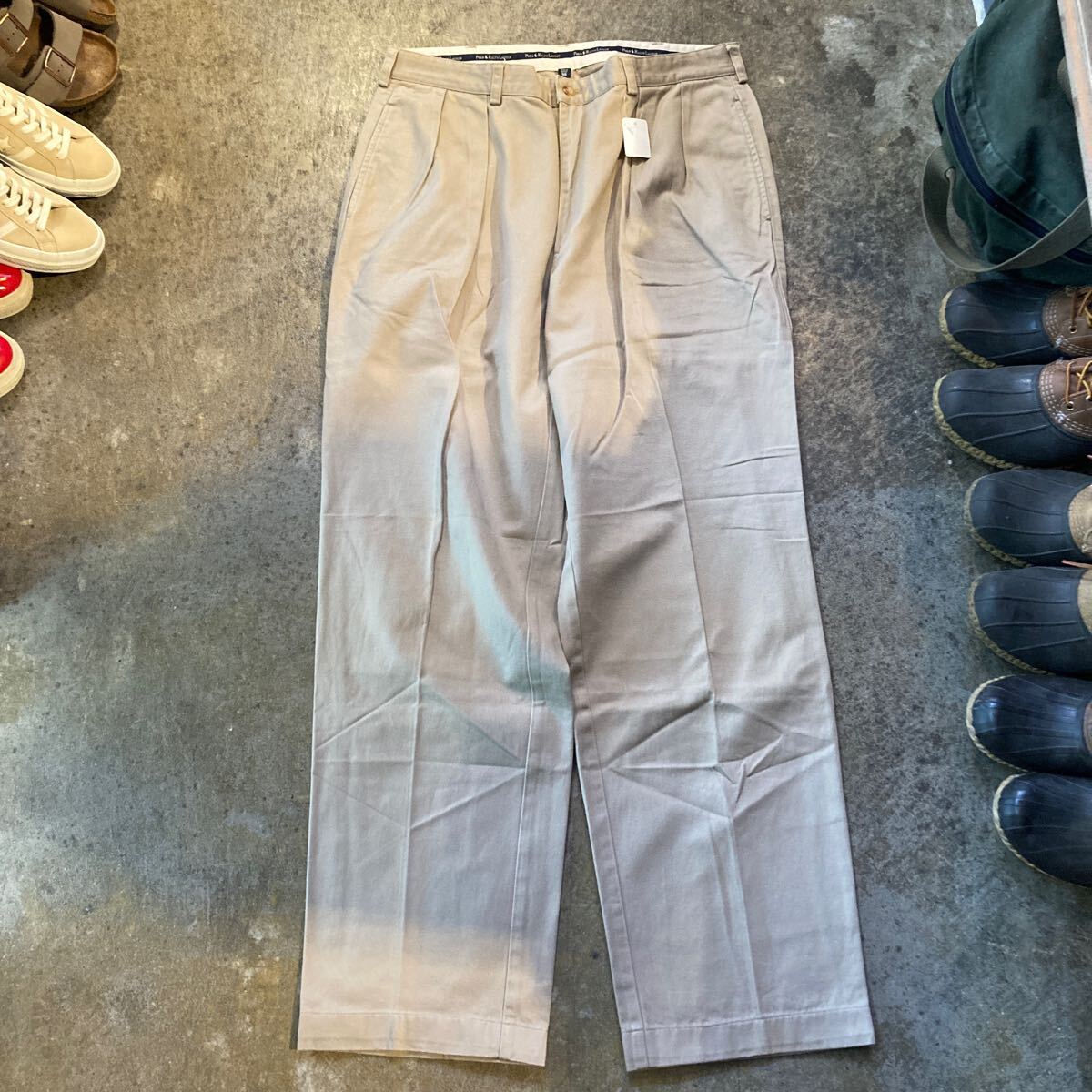 ビンテージ ヴィンテージ ポロ ラルフ ラルフローレン チノパン ベージュ 90s 90年代拍卖