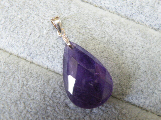 95135.アメジスト 925 ペンダントトップ 未使用 長期保管拍卖