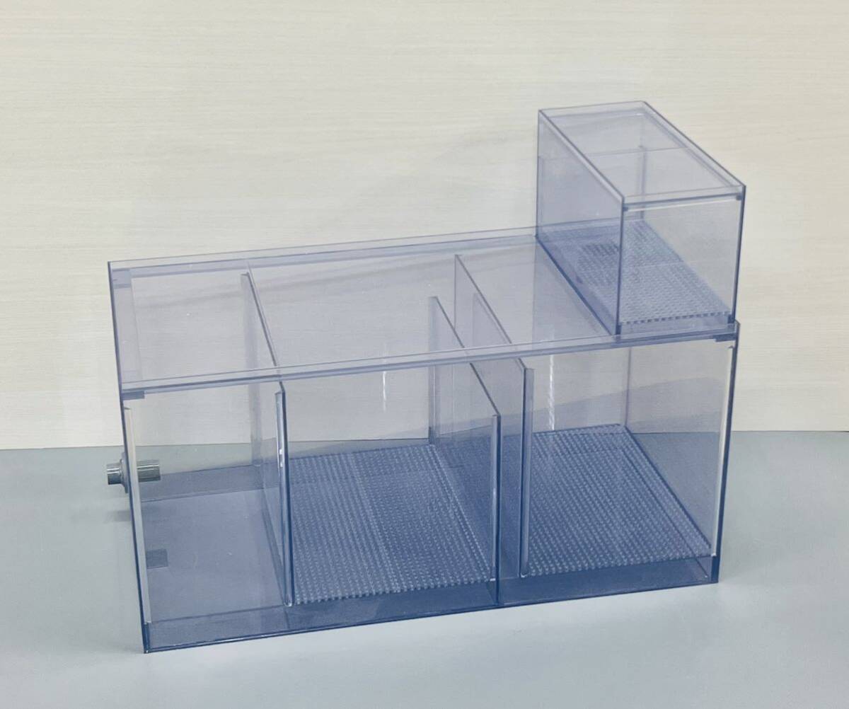 一台限定 塩ビ濾過槽+ウールBOX 600X300X300三層式 13Aソケット加工付 未使用 一台限り拍卖