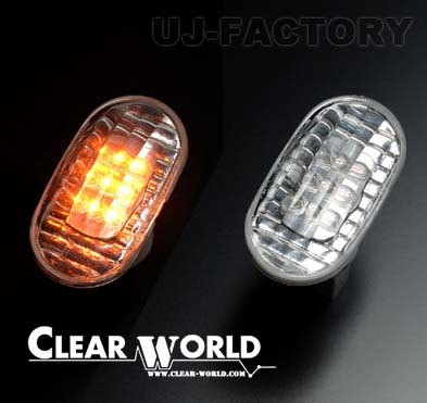CLEAR WORLD クリアワールド LEDサイドマーカー クリアレンズ スズキ フロンテ CP11S SMS-01L拍卖