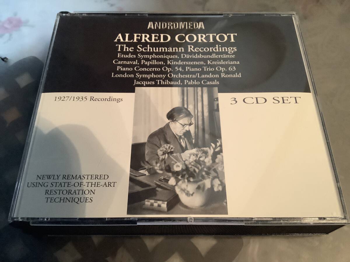 アルフレッド・コルトー  シューマン作品集 カザルス ティボー ロンドン交響楽団 3CD拍卖