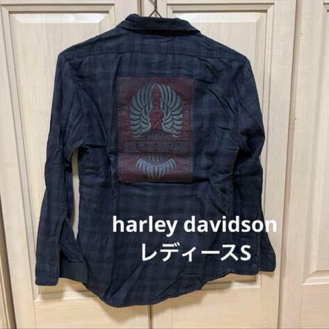 harley davidson ハーレー レディースS チェックシャツ拍卖