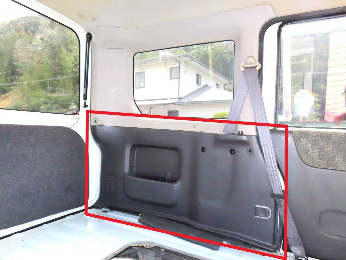 H16 ABA-HM1 HM2 バモス VAMOS 2WD AT E07Z 純正 リア左側 クォーター クウォーター 下部 内張り 内装 パネル / 83780-S4R-0030 / 141106km拍卖