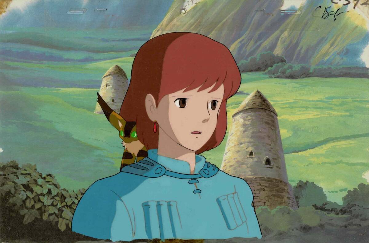風の谷のナウシカ ナウシカ テト セル画 背景画 まんだらけ保証書 宮崎駿 高畑勲 近藤道生 スタジオジブリ 東映拍卖