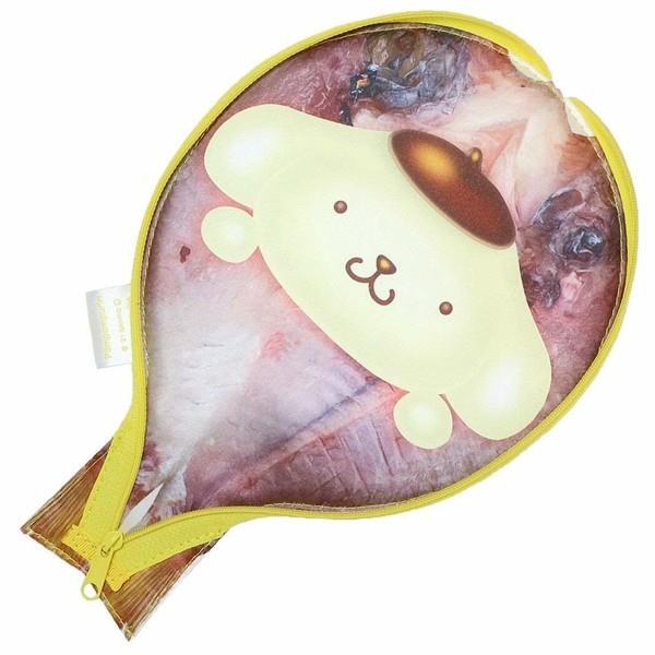 ポムポムプリン 干物型ポーチ ペンポーチ 化粧ポーチ ペンケース 黄鯛 キダイ拍卖