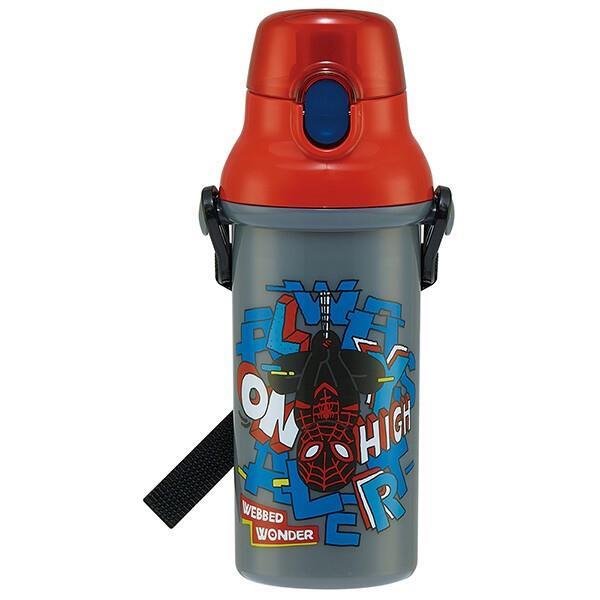 スパイダーマン 水筒 マグボトル 480ml 抗菌 食洗機対応 直飲み プラ ワンタッチボトル SPIDER-MANPOP COMICS 子供 子ど拍卖