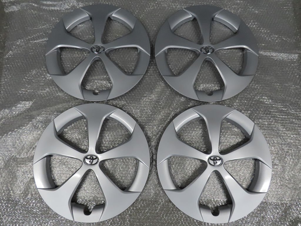 トヨタ 30プリウス 後期 純正 ZVW30 シルバー 42602-47060 ホイールキャップ 4枚 1台分 送料込み拍卖