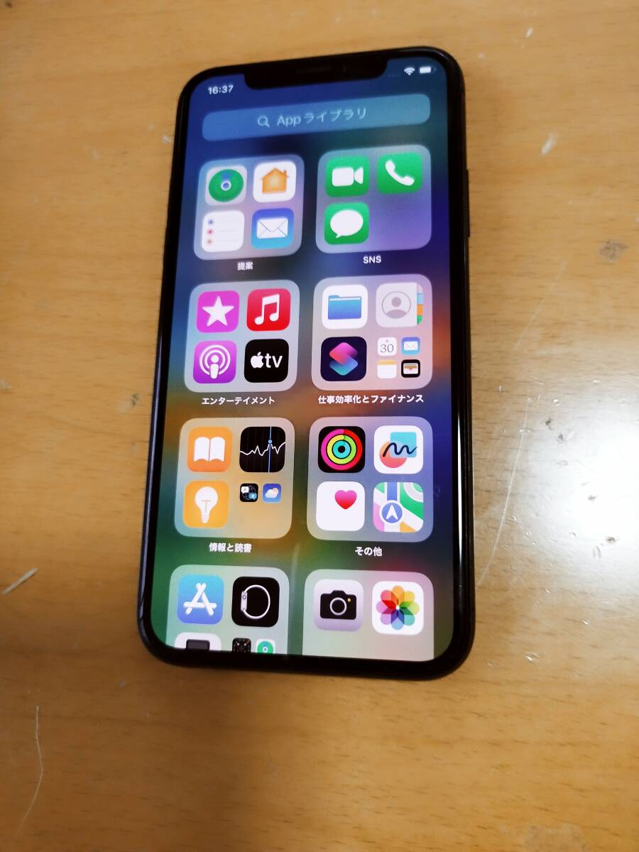 apple ドコモiPhone X 256GB バッテリー86% シムフリー拍卖