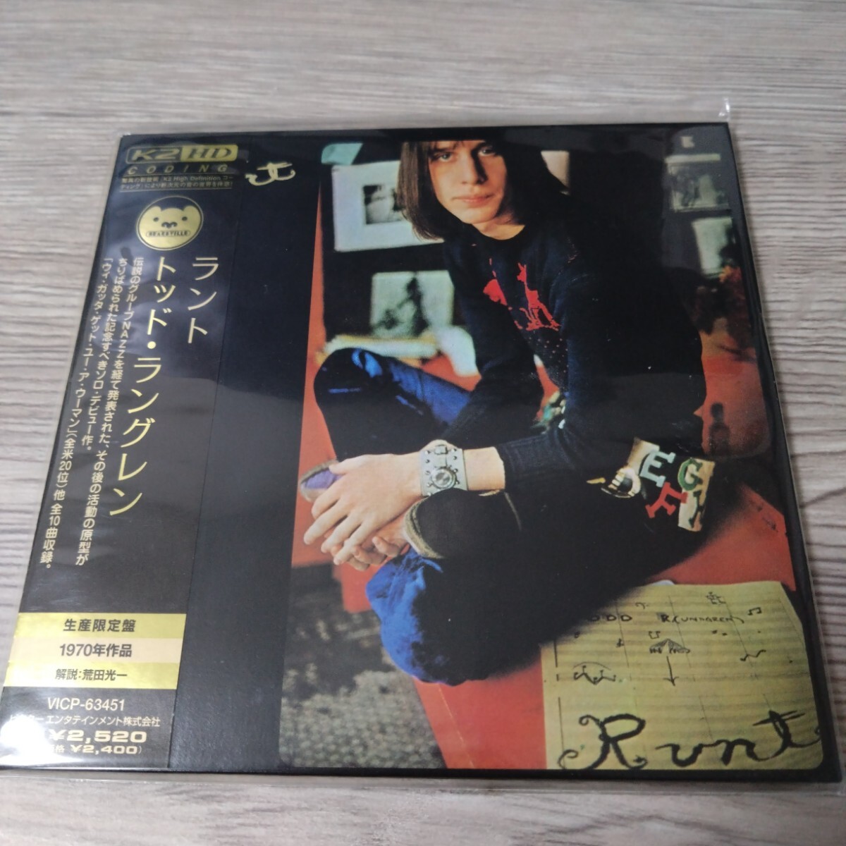 高音質 紙ジャケットCD トッド・ラングレン / ラント RUNT Todd Rundgren拍卖