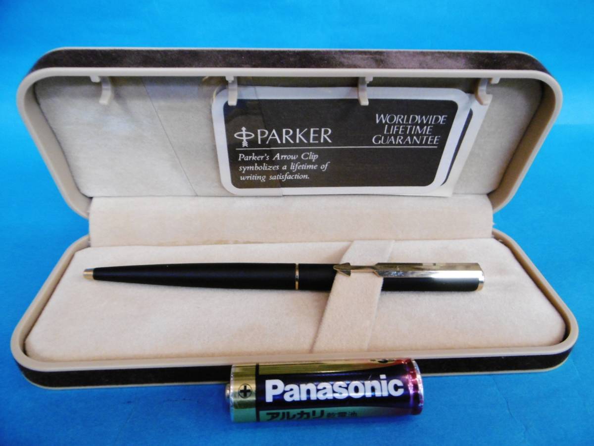 ジャンク品★パーカー/ボールぺン/ケース付き/筆記具/文房具★拍卖