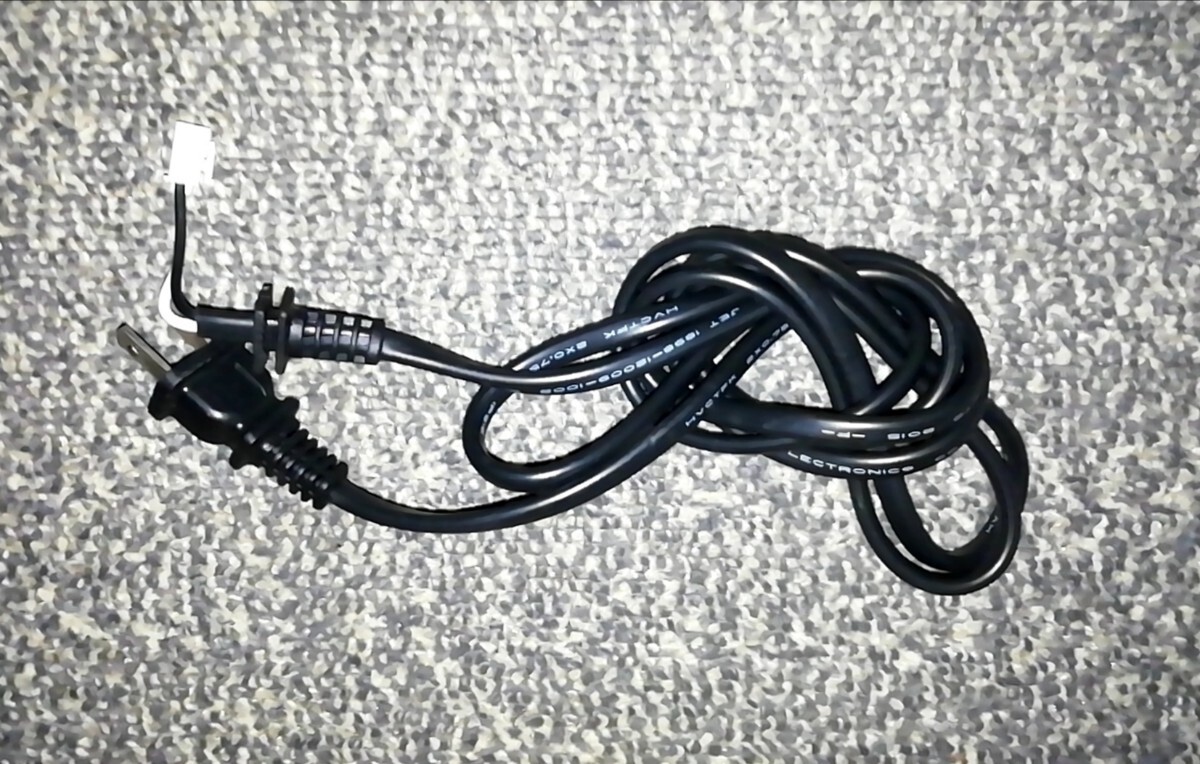 【中古】シャープ液晶テレビLC-19K40/LC-22K40/LC-24K40用電源ケーブル電源コード【正常動作品】拍卖