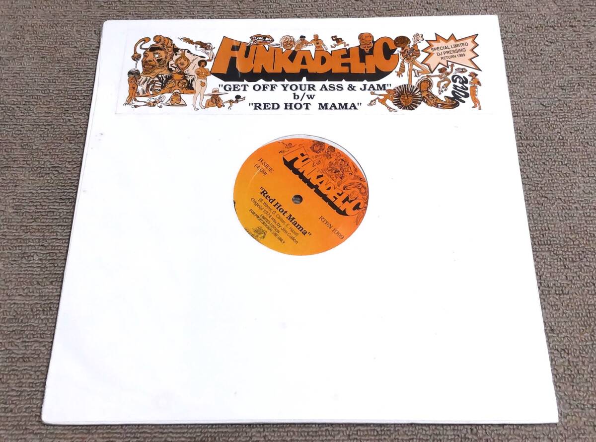 FUNKADELIC 新品未開封限定 U.S.盤 12”「GET OFF YOUR ASS AND JAM」G.Clinton P-Funk拍卖