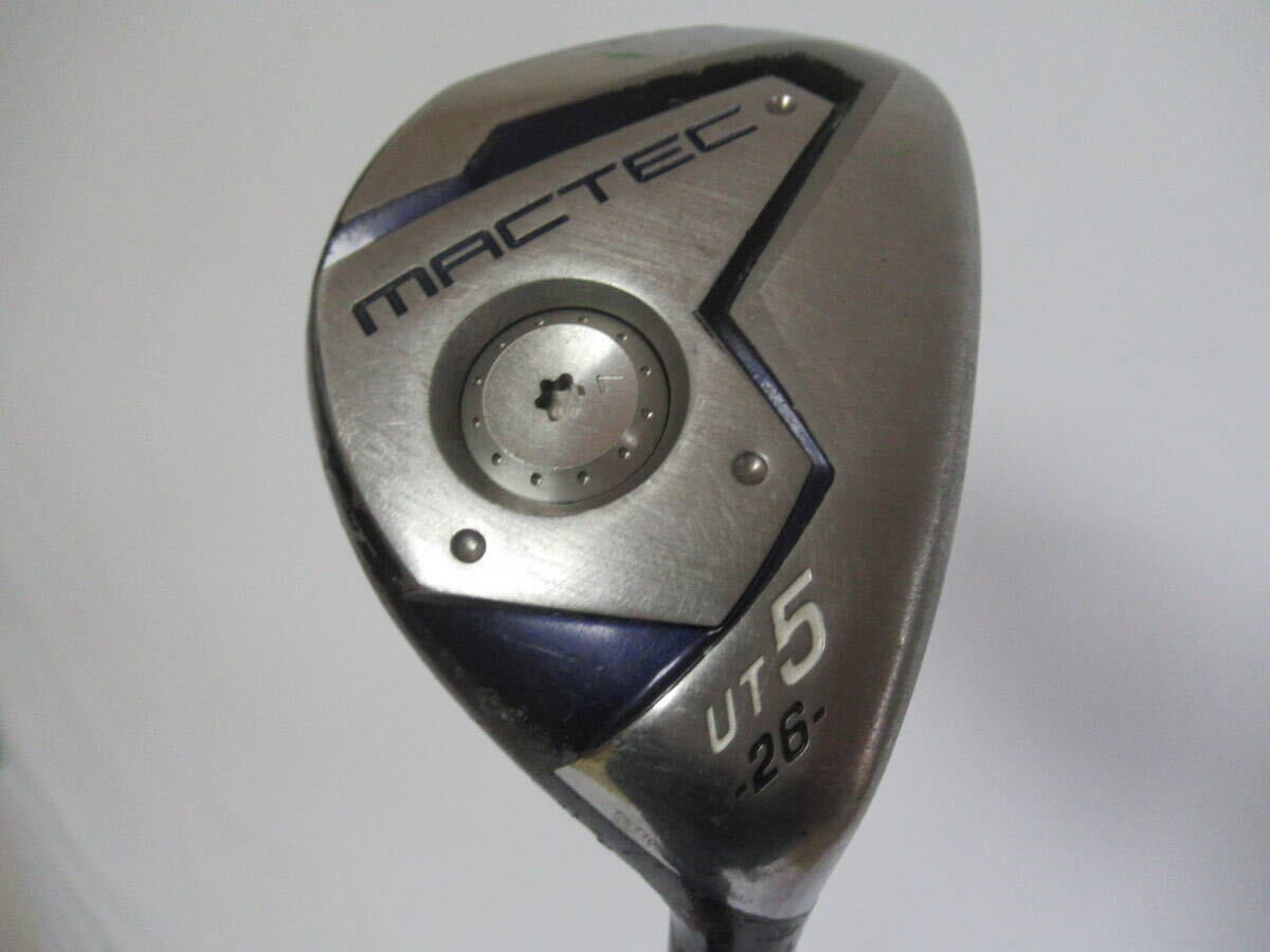 ★MacGregor マグレガー MACTEC ユーティリティ UT5 26° 純正カーボンシャフト J416 ★レア★激安★中古★ ★拍卖