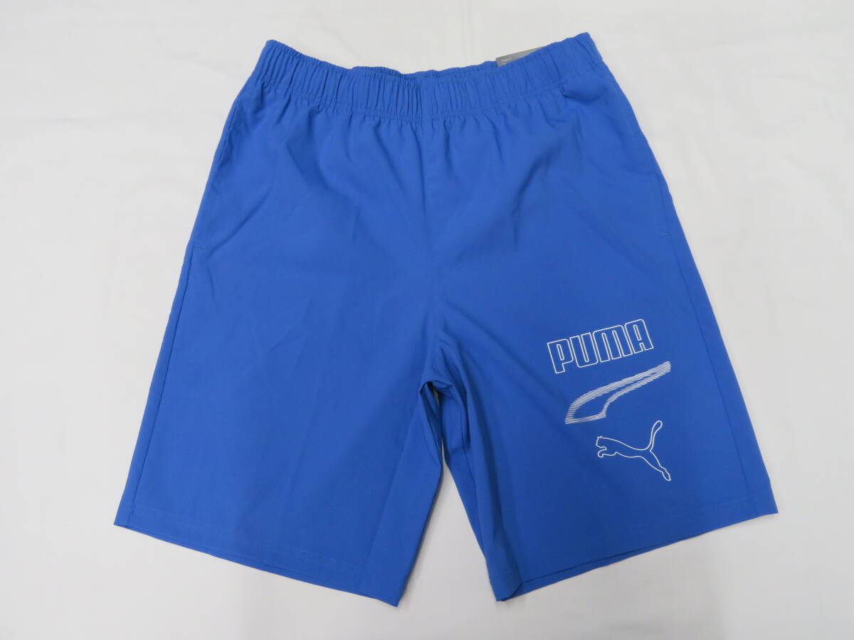 484 PUMA REBEL ウーブンハーフパンツ ブルー(インポートサイズ:M)拍卖