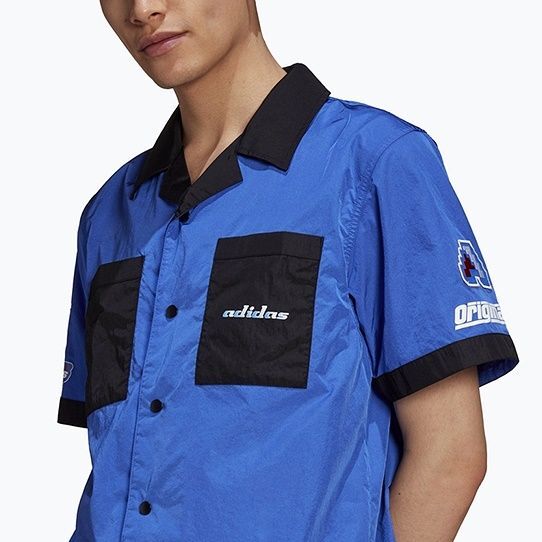 713 アディダス オリジナルス adidas ORIGINALS ナイロン 半袖 シャツ(L) 拍卖