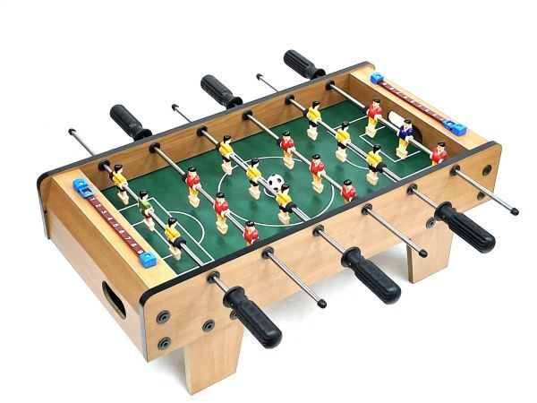 【ご家庭で本格的サッカーゲーム】卓上サッカーゲーム 6軸 短足テーブル ※テーブルサッカーゲーム拍卖