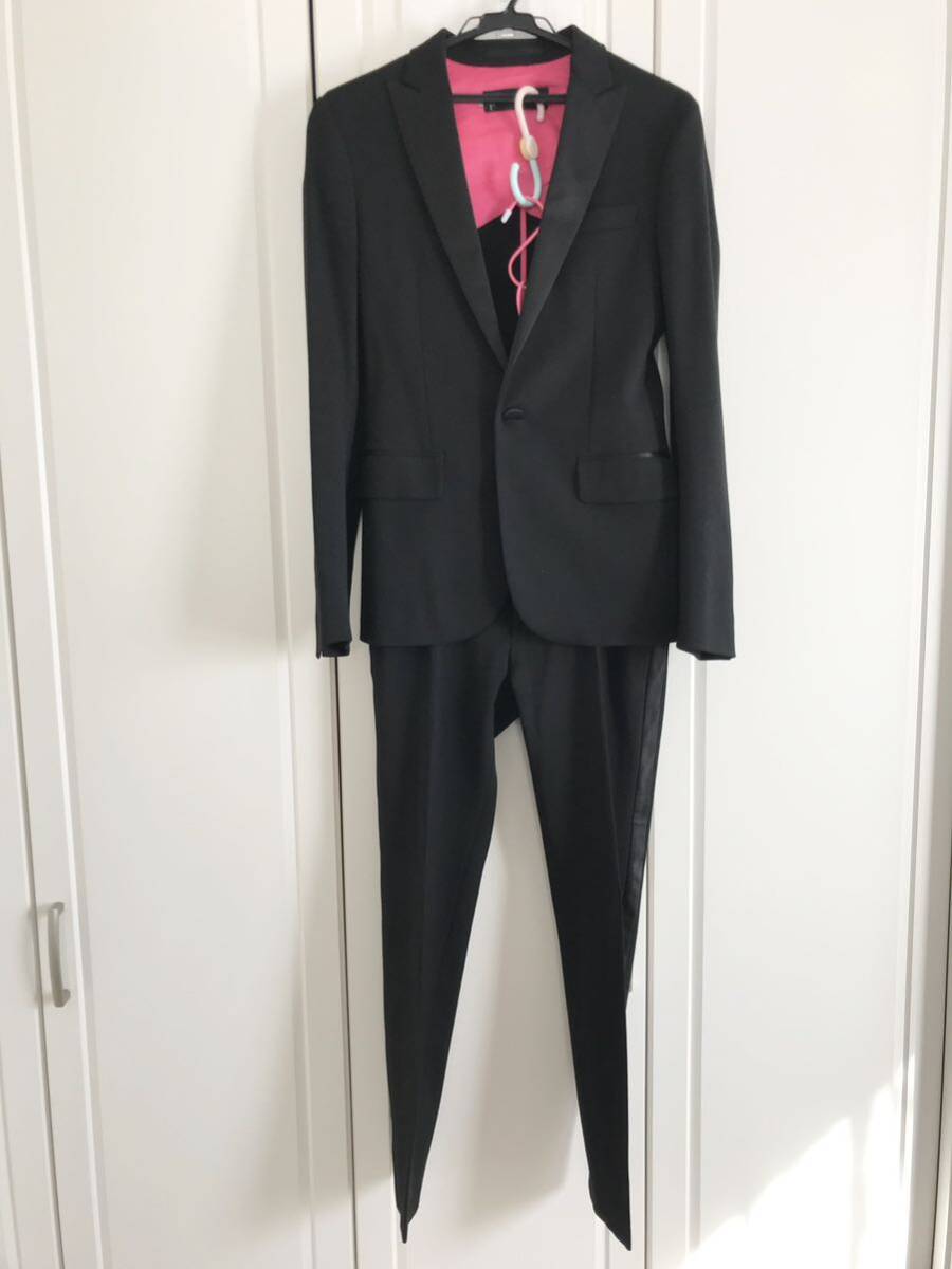 DSQUARED2 フォーマルスーツ セットアップ 44 タキシード ブラック拍卖