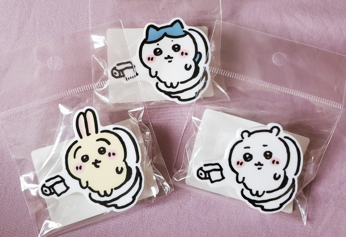 完売商品×ちいかわ×トイレットなアクリルバッジ×ちいかわ&ハチワレ&うさぎ×3種セット×新品未開封品拍卖