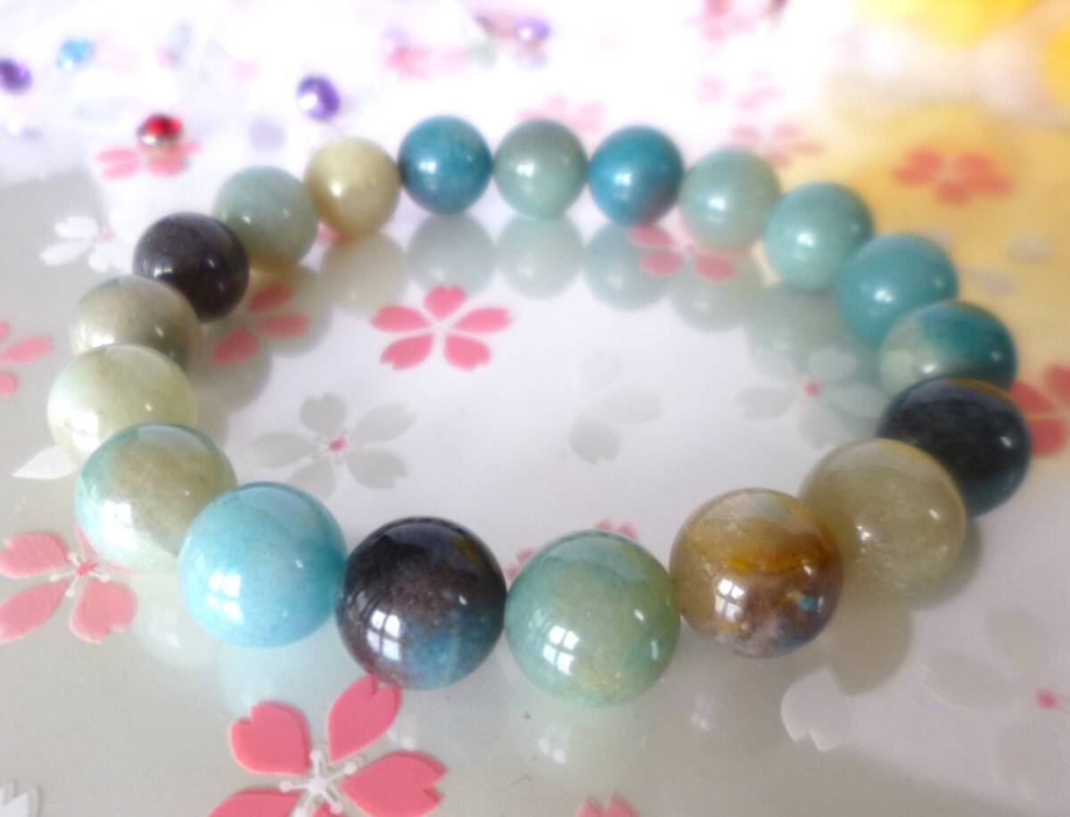 ☆希少☆ヒーリングストーン☆愛と優しさ☆トラウマの解放☆高次元☆瞑想☆ ☆ブラジル産☆トロレアイト☆ ☆10.4mm☆16.5cm拍卖