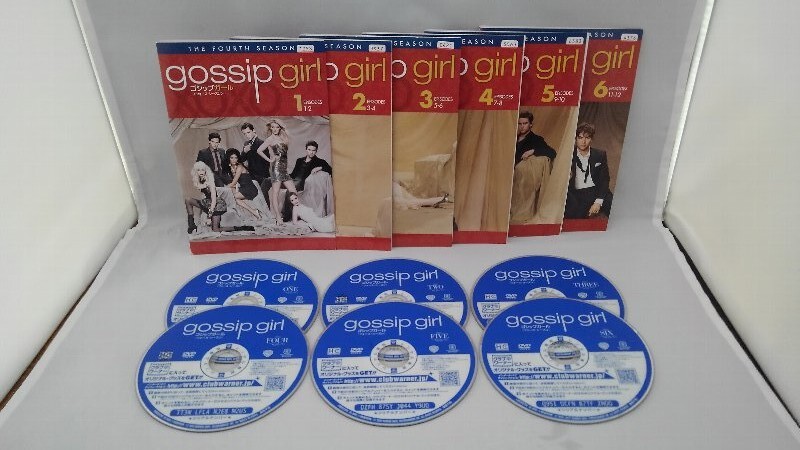 090-2929 送料無料 ゴシップガール フォース・シーズン 全11巻 ディスクにキズ有り レンタル版 ジャケットとディスクのみ拍卖