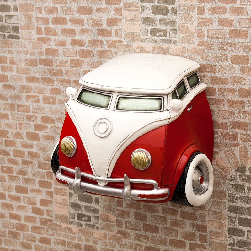 ★トイレットペーパーホルダー バス 赤 レッド アメリカン雑貨 おしゃれ お洒落 かわいい 可愛い インテリア 雑貨 トイレ用品 飾り G619拍卖