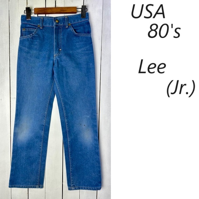 USA古着 80s USA製 boys Lee デニムパンツ 11 オールド ヴィンテージ リー アメリカ古着 ボーイズ 150~160 キッズ 子供服 ●222拍卖
