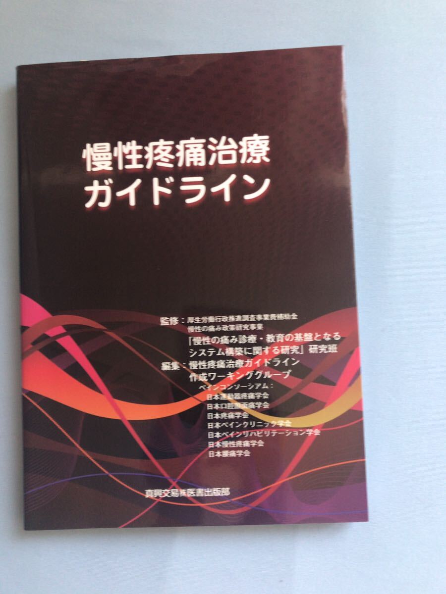 慢性疼痛治療ガイドライン☆医学書☆真興交易(株)医書出版部☆腰痛☆慢性的痛み☆治療☆専門書☆拍卖